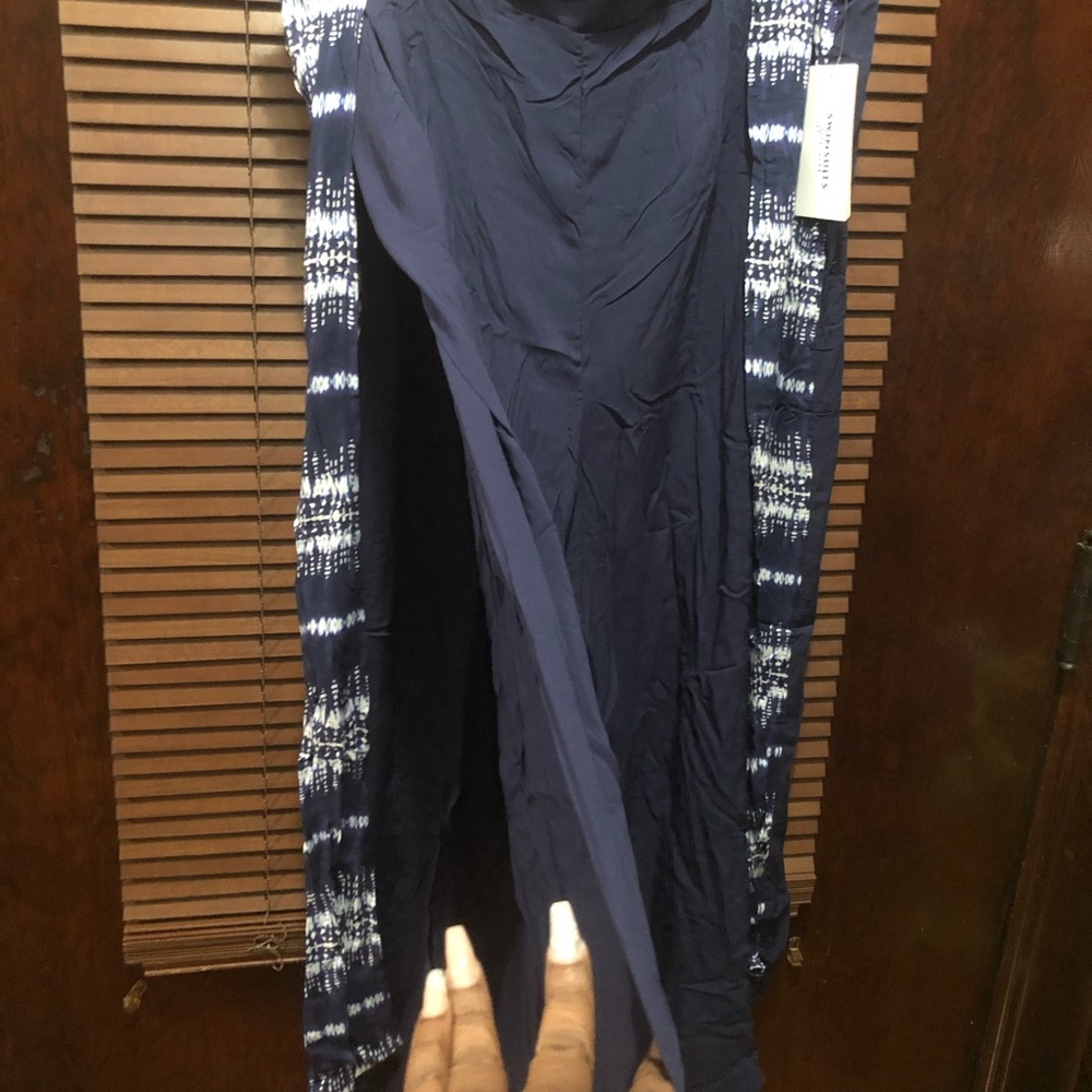 Plus Size Open Side Swim Cover Up Pants